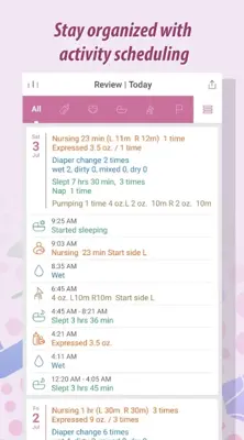 Baby Tracker android App screenshot 0